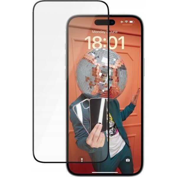PanzerGlass PanzerGlass Ceramic Protection iPhone 15 Plus 6.7" Ultra-Wide-Fit Screen Protection Easy Aligner Included 2839