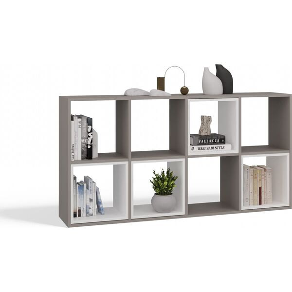 Topeshop REGAŁ KOMOROWY SZAFKA MALAX 2X4 GLINA