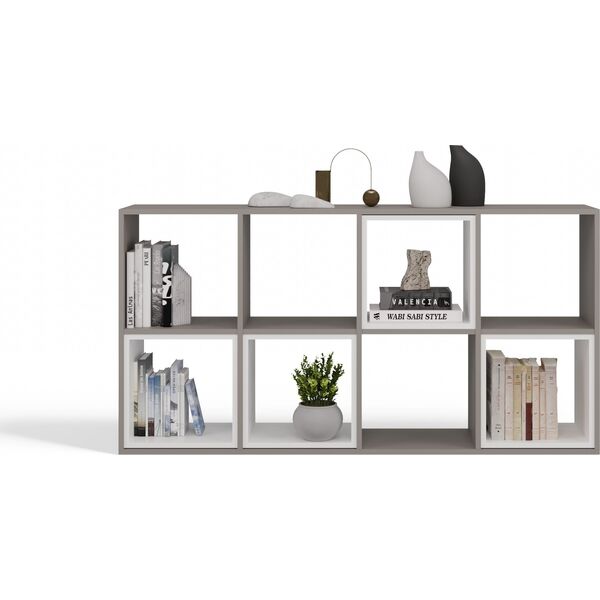 Topeshop REGAŁ KOMOROWY SZAFKA MALAX 2X4 GLINA