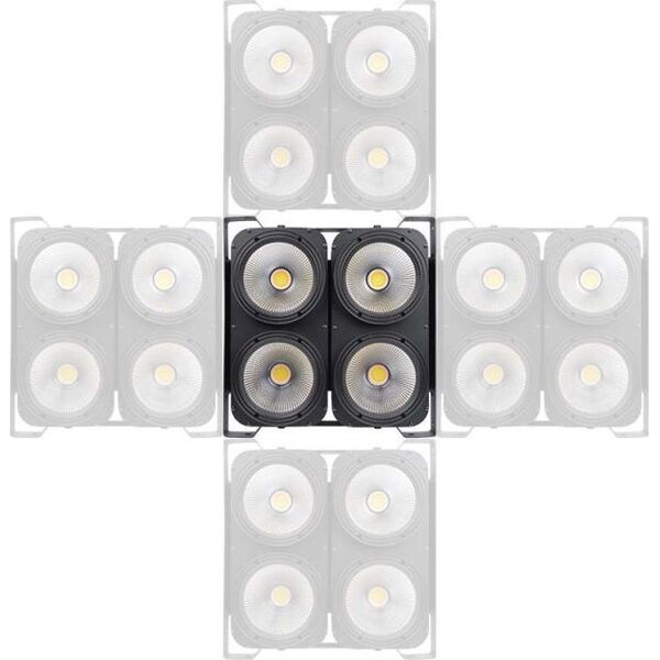 LIGHT4ME LIGHT4ME BLINDER LED 4x100W oświetlacz sceniczny reflektor stroboskop