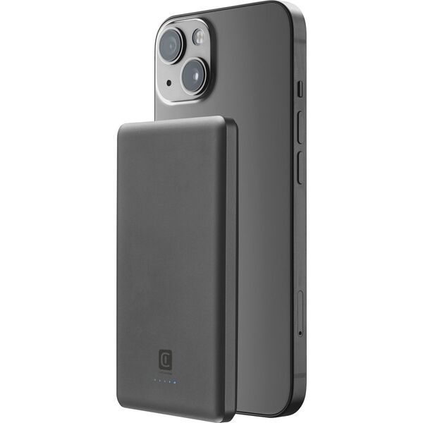 Powerbank Cellular Line Cellularline MagSafe Wireless Power Bank MAG LITE 5000 Gray