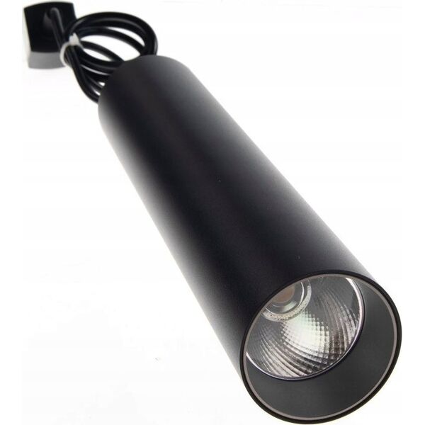 DPM Lampa wisząca szynowa, 12 W, 753 lm, 4000 K, 30 cm, czarna, X-LINE