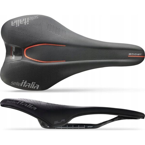 Selle Italia Siodło SELLE ITALIA SLR BOOST KIT CARBONIO, S (id match S1), CarbonRail +10mm, Fibra-Tek, 136g (NEW)