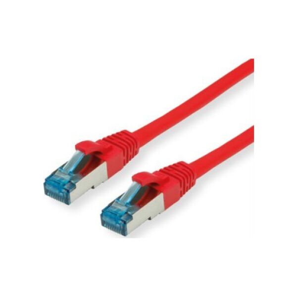 Value VALUE Patchkabel Kat.6A Class EA S/FTP PiMF LSOH rot 0,3m