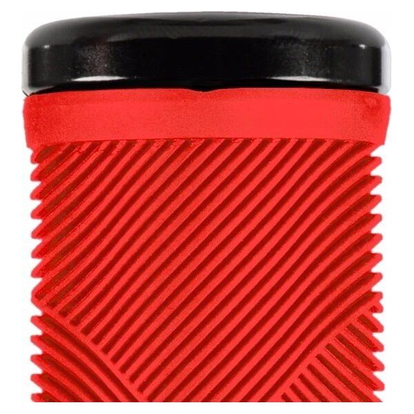 Lizard Skins Chwyty kierownicy LIZARDSKINS Single-Clamp Lock-On STRATA Candy Red klamry 130mm (NEW)
