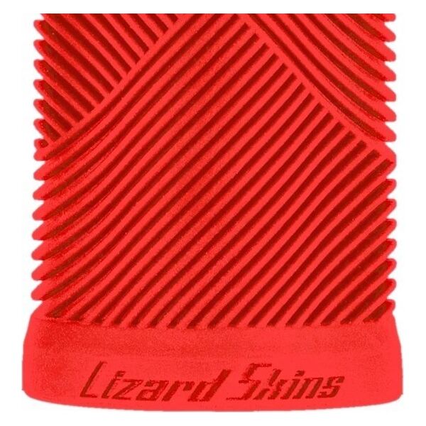Lizard Skins Chwyty kierownicy LIZARDSKINS Single-Clamp Lock-On STRATA Candy Red klamry 130mm (NEW)