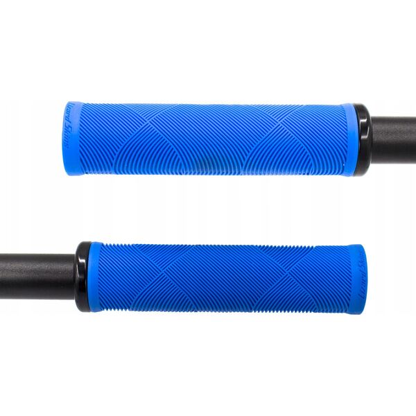 Lizard Skins Chwyty kierownicy LIZARDSKINS Single-Clamp Lock-On STRATA Deja Blue klamry 130mm (NEW)