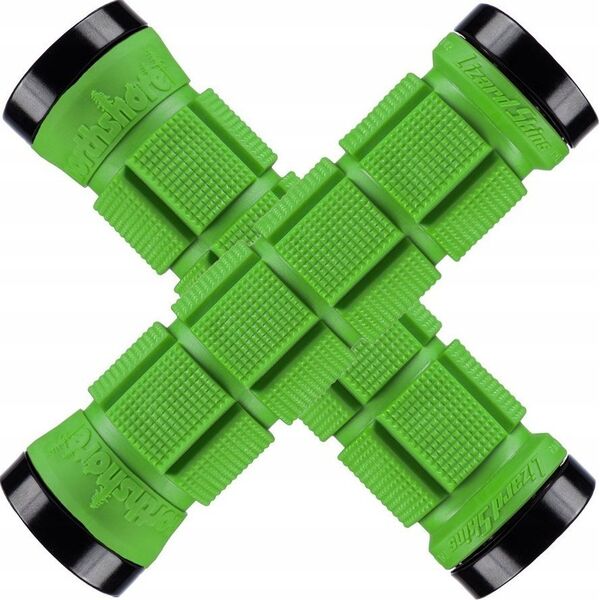 Lizard Skins Chwyty kierownicy LIZARDSKINS Dual-Clamp Lock-On NORTHSHORE - Lime Green (NEW)