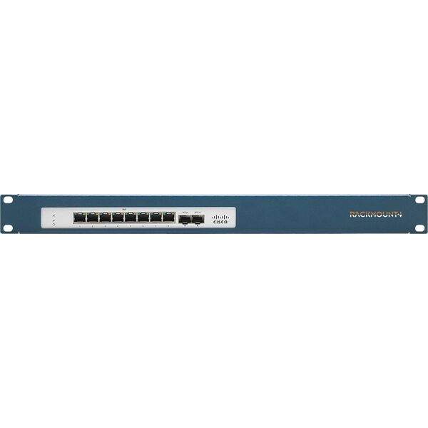 Rackmount IT Mounting bracket - Black - 1U