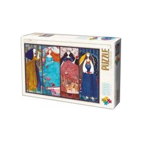 D-Toys Puzzle 2000 Andrea Kurti, Cztery księżniczki