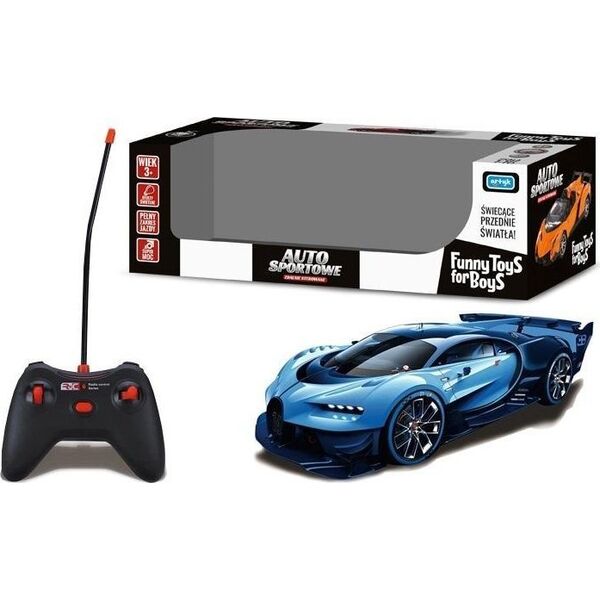 Artyk Auto sportowe zdalnie sterowane niebieskie