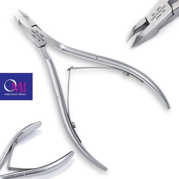Omi Omi pro-line cążki CL-203 cuticle nippers jaw12 /4 mm lap joint