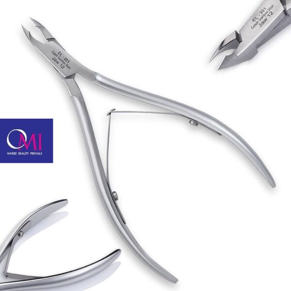 Omi Omi pro-line cążki CL-201 cuticle nippers jaw 12/4 mm lap joint