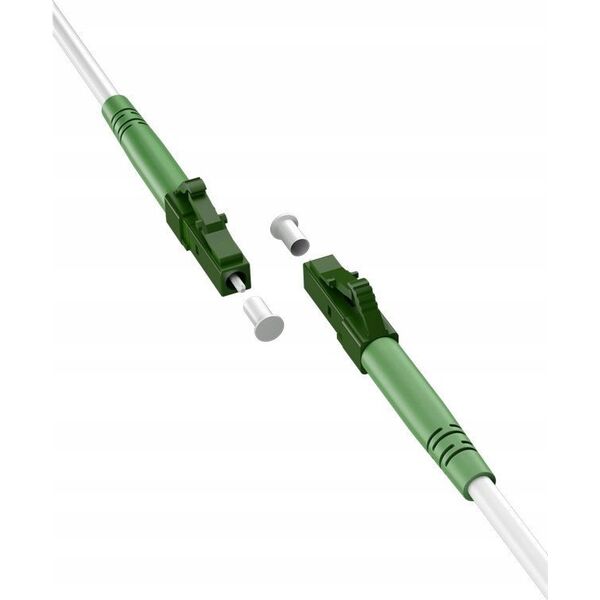 Goobay Kabel światłowodowy (FTTH), Singlemode (OS2) White, biały (Simplex), 2 m - Długość kabla 2 m