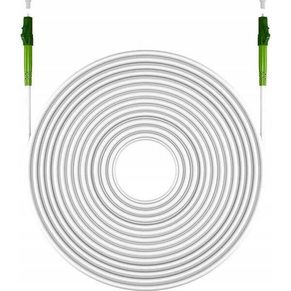 Goobay Kabel światłowodowy (FTTH), Singlemode (OS2) White, biały (Simplex), 2 m - Długość kabla 2 m