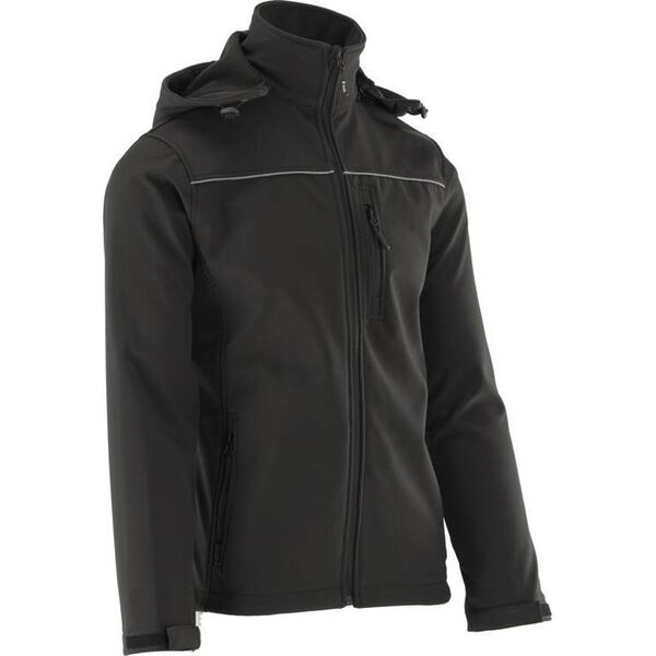 Kurtka męska Yato YT.SOFTSHELL JACKET WITH HOOD. BLACK SIZE. S