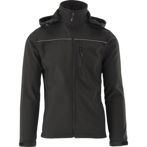 Kurtka męska Yato YT.SOFTSHELL JACKET WITH HOOD. BLACK SIZE. S