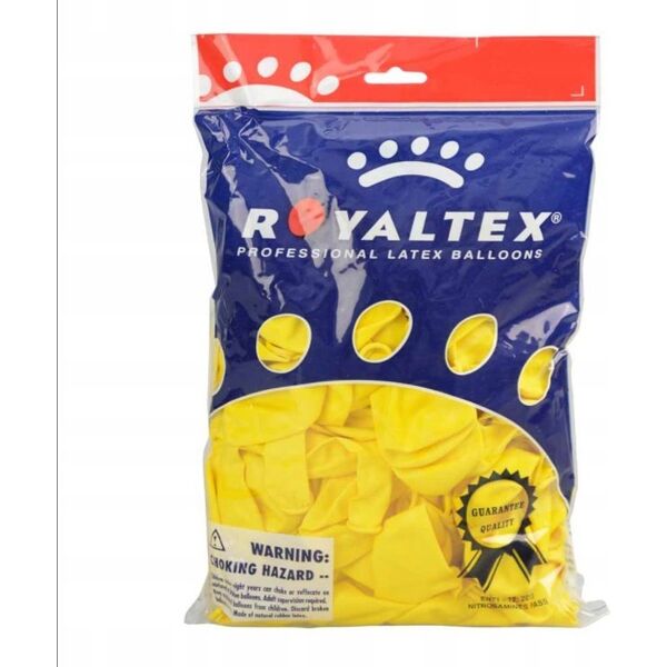 Arpex Balony pastelowe żółte 25cm 100szt