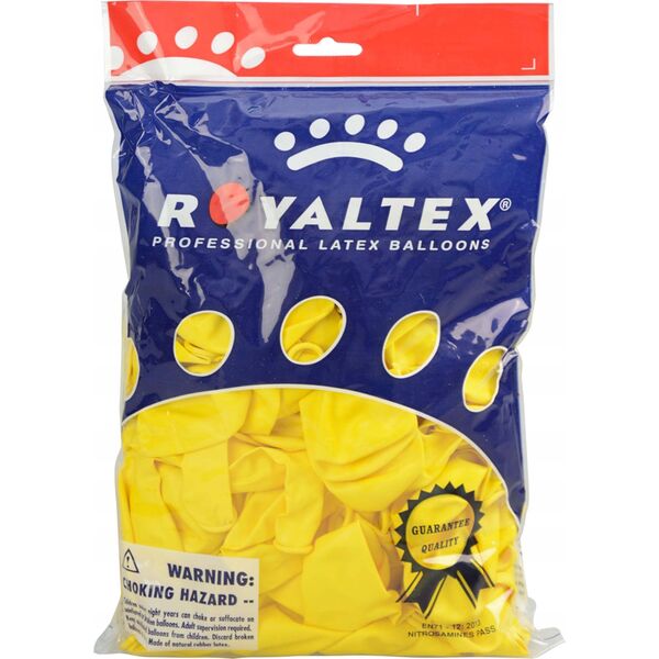 Arpex Balony pastelowe żółte 25cm 100szt