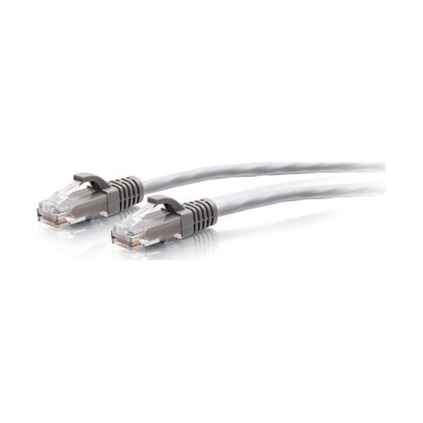 C2G C2G 1ft (0.3m) Cat6a Snagless Unshielded (UTP) Slim Ethernet Network Patch Cable - Gray - Patch-Kabel - RJ-45 (M) zu RJ-45 (M) - 30 cm - 4.8 mm - UTP - CAT 6a - geformt, ohne Haken - Grau