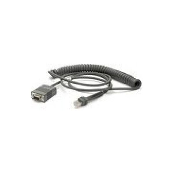 Zebra Zebra CBA-RF3-C09ZAR kabel równoległy Czarny 2,8 m RS232 DB9