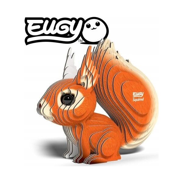 Fat Brain Toys Wiewiórka Pospolita Eugy. Eko Układanka 3D