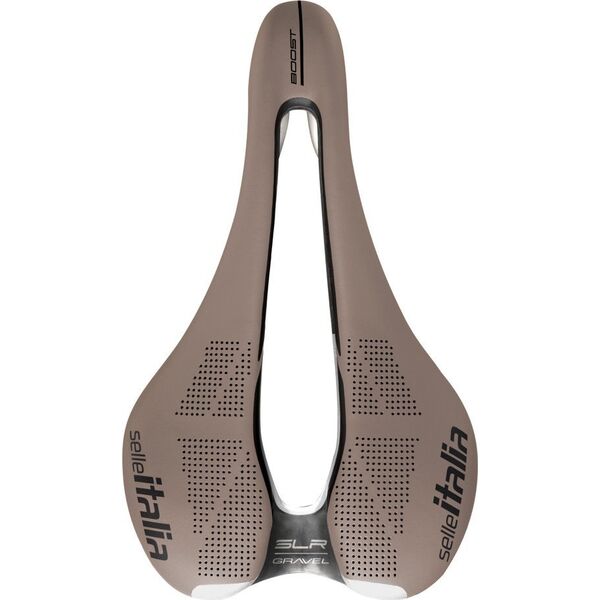 Selle Italia Siodło SELLE ITALIA FLITE BOOST GRAVEL TI316, Superflow L (id match - L3), TI 316 Rail, Fibra-Tek, Light Gel, 232g, Brązowe (NEW)
