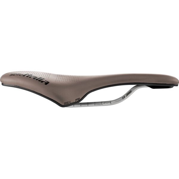 Selle Italia Siodło SELLE ITALIA FLITE BOOST GRAVEL TI316, Superflow S (id match - S3), TI 316 Rail, Fibra-Tek, Light Gel, 228g, Brązowe (NEW)