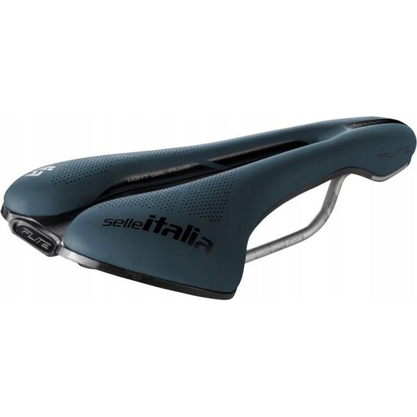 Selle Italia Siodło SELLE ITALIA FLITE BOOST GRAVEL TI316, Superflow S (id match - S3), TI 316 Rail, Fibra-Tek, Light Gel, 228g, Niebieskie (NEW)