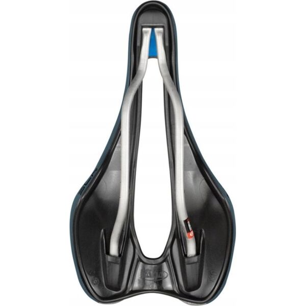 Selle Italia Siodło SELLE ITALIA SLR BOOST GRAVEL TI316, Superflow L (id match - L3), TI 316 Rail, Fibra-Tek, Light Gel, 209g, Niebieskie (NEW)