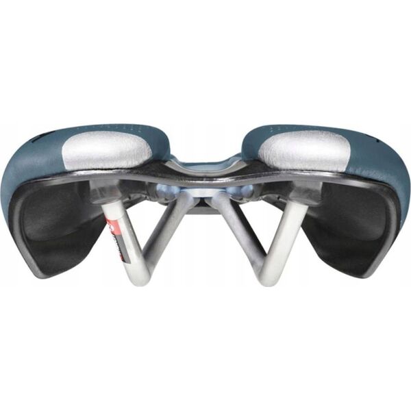Selle Italia Siodło SELLE ITALIA SLR BOOST GRAVEL TI316, Superflow L (id match - L3), TI 316 Rail, Fibra-Tek, Light Gel, 209g, Niebieskie (NEW)
