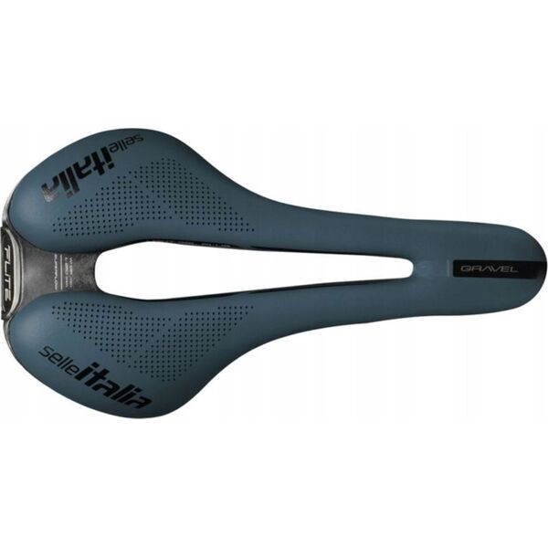 Selle Italia Siodło SELLE ITALIA FLITE BOOST GRAVEL TI316, Superflow L (id match - L3), TI 316 Rail, Fibra-Tek, Light Gel, 232g, Niebieskie (NEW)