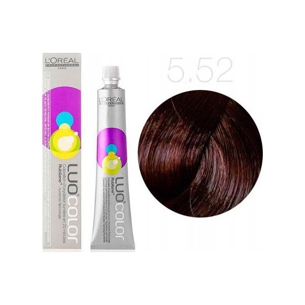 L’Oreal Paris L'Oreal Professionnel, LuoColor, Ammonia-Free, Permanent Hair Dye, 5.52 Light Brown Mahogany Red, 50 ml For Women
