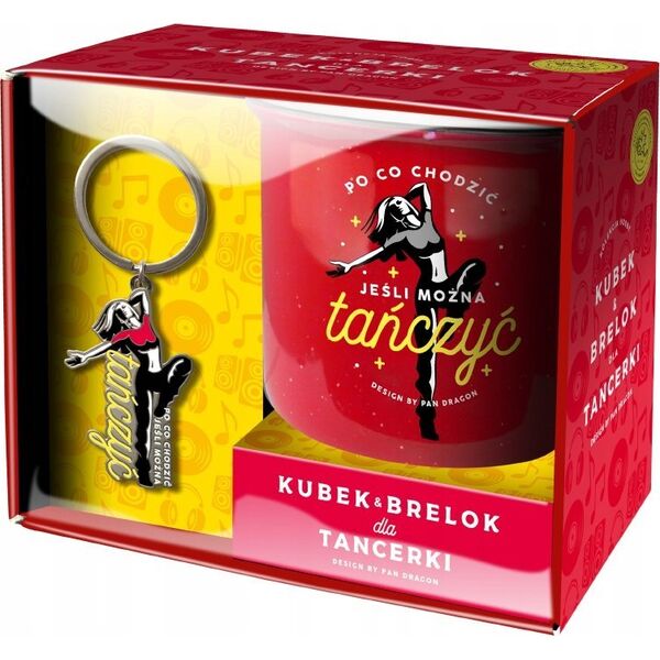 Pan Dragon Zestaw kubek + brelok Hobby-Taniec