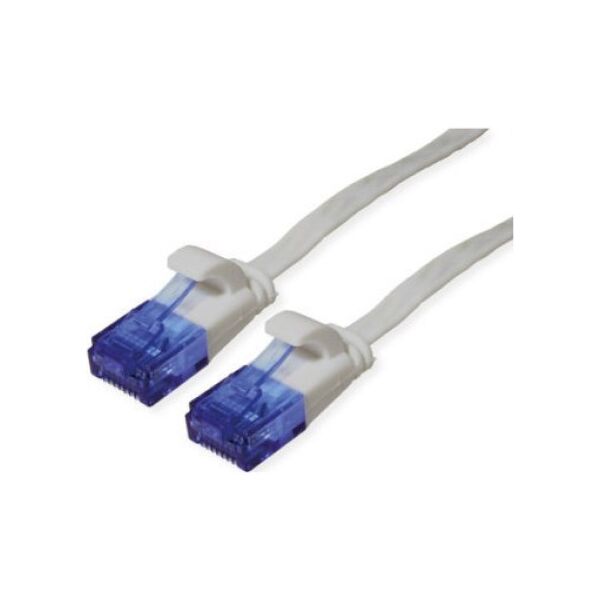 Value Kabel krosowy UTP VALUE, kat. 6A (klasa EA), bardzo płaski, szary, 3 m