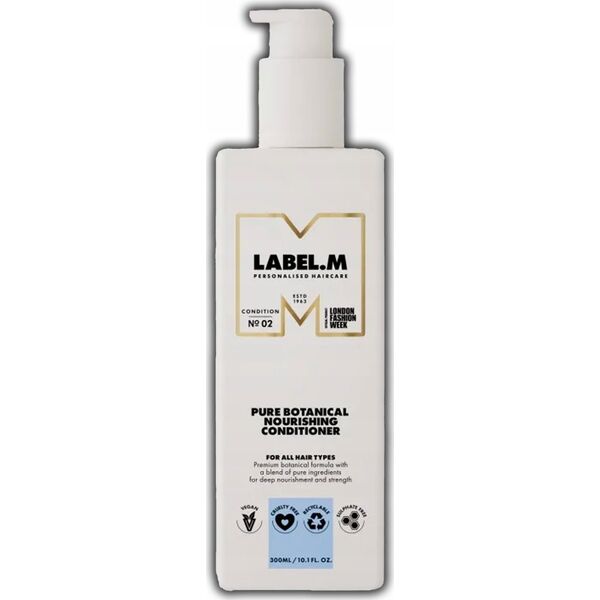 Label m Maitinantis plaukų kondicionierius Label.m Pure Botanical Natural, 300 ml