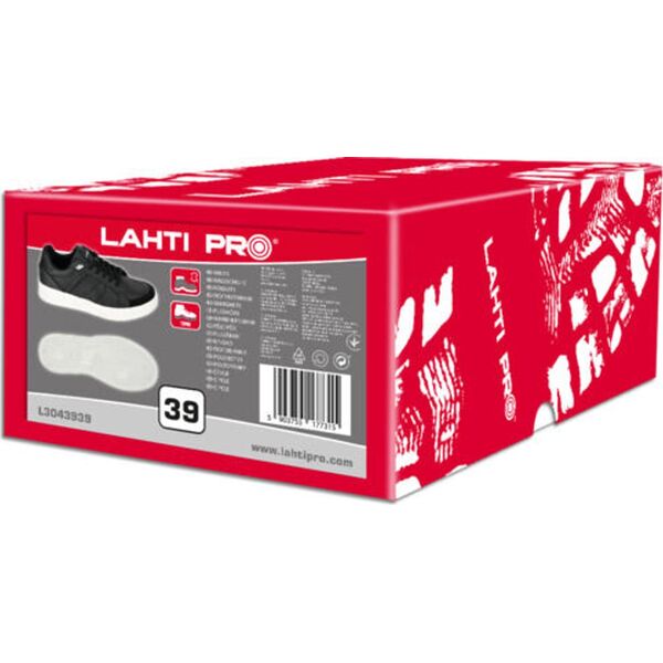 Lahti Pro PÓŁBUTY SKÓRZANE CZARNO-BIAŁE, "41", LAHTI