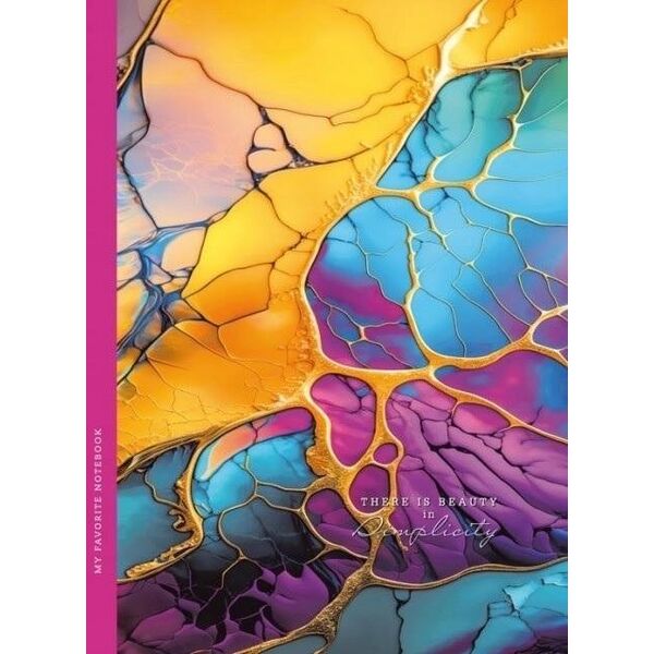 Fresh Notatnik ozdobny 143x200/64K kratka TW Mozaika