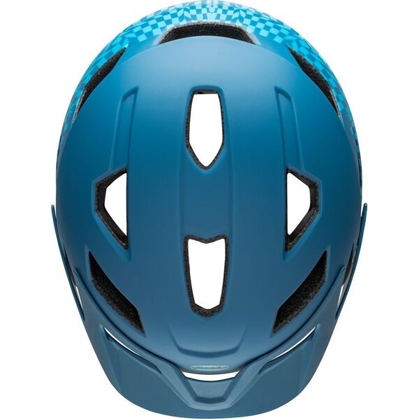 Bell Kask dziecięcy BELL SIDETRACK Rozmiar kasku: Uniwersalny(47-54 cm), Wybierz kolor: Wavy Checks Matte Blue