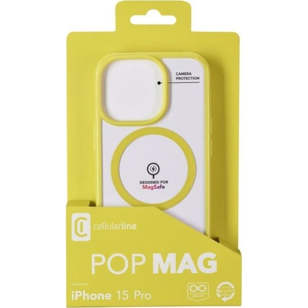 Cellular Line Cellularline Pop MagSafe Case MAG   iPhone 15 Pro Green