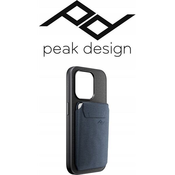 Peak Design Peak Design Mobile Wallet Slim - Magnetyczny Portfel Płaski Do Telefonu - Niebieski