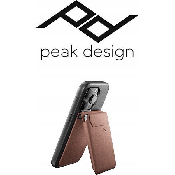 Peak Design Peak Design Mobile Wallet Stand - Magnetyczny Portfel Do Telefonu / Podstawka - Czerwony