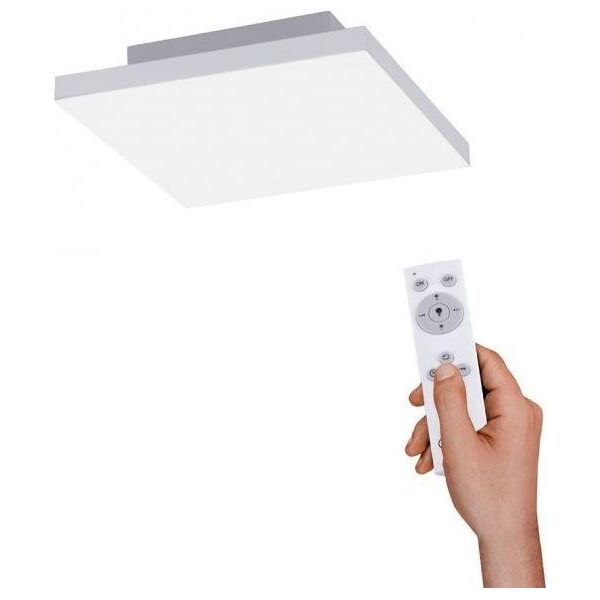 Lampa sufitowa Leuchten Direkt Leuchten Direkt Canvas Turnable 2700-5000K - Loftlampe - White - 29,5 x 29,5 cm