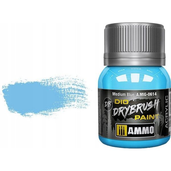 Vallejo Ammo: DIO Drybrush - Medium Blue