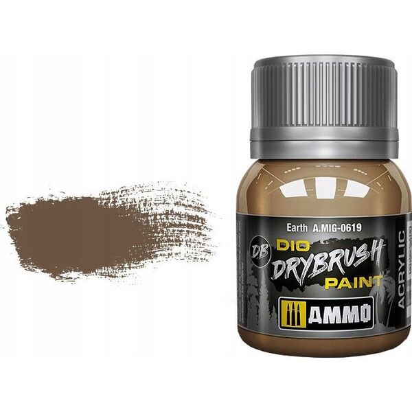 Vallejo Ammo: DIO Drybrush - Earth