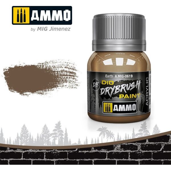 Vallejo Ammo: DIO Drybrush - Earth