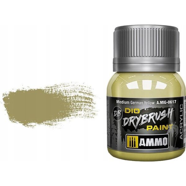 Vallejo Ammo: DIO Drybrush - Medium German Yellow