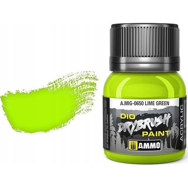 Vallejo Ammo: DIO Drybrush - Lime Green 