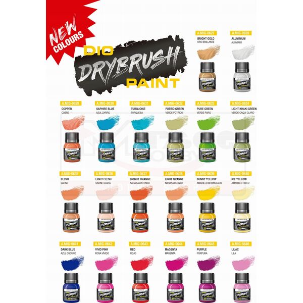 Vallejo Ammo: DIO Drybrush - Saphire Blue 