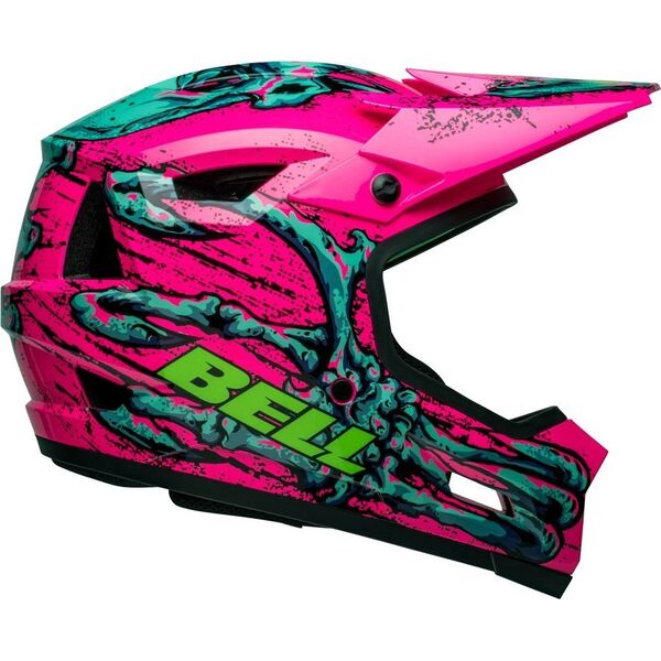 Bell Kask full face BELL SANCTION 2 DLX MIPS Rozmiar kasku: M(55-57 cm), Wybierz kolor: Ravine Matte Dark Green Orange